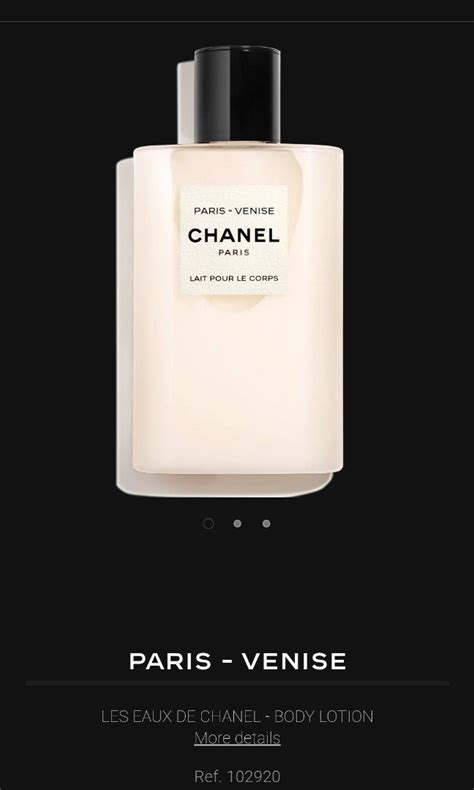 chanel paris venise body lotion.